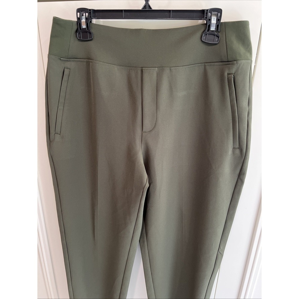 Athleta Endless High Rise Pant Pull On Stretch Athleisure Olive Classic - Picture 2 of 8